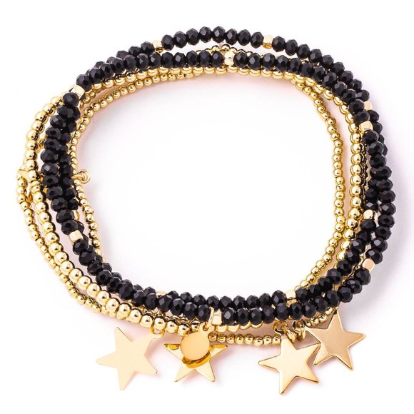 Brinisity Jewelry - LAST ONE - SHOOT FOR THE STARS BEADED BRACELET